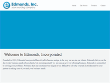 Tablet Screenshot of edmondssourcing.com